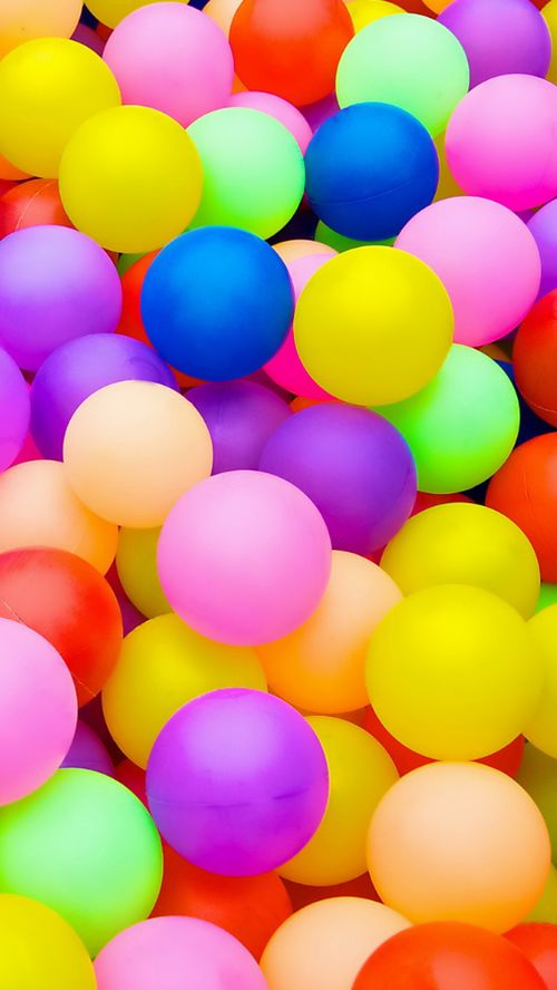 彩色气球 高品质手机壁纸的灵动之选