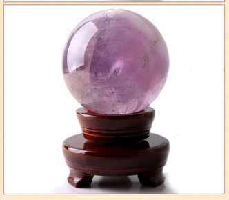 紫韵流转，开光紫水晶球 家居美学与吉祥运势的完美融合